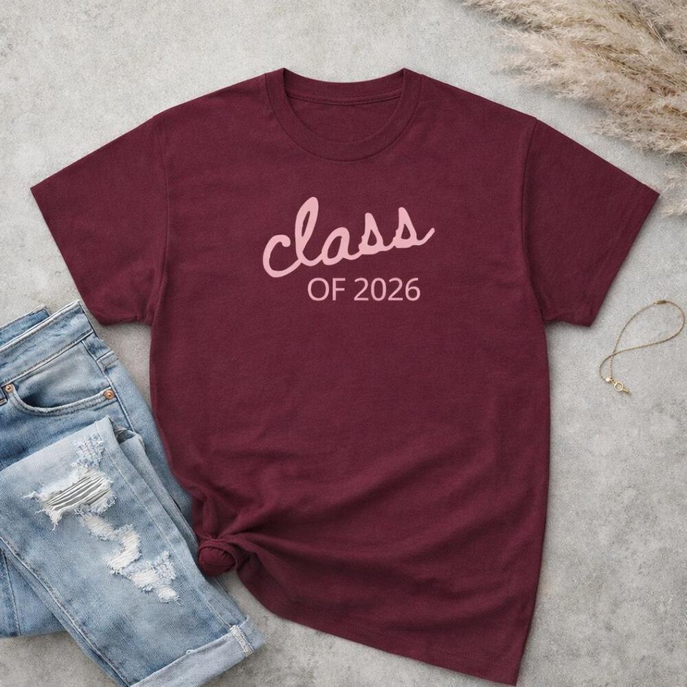 Class of 2026 T-Shirt | Graduation Tee, Senior Year Shirt